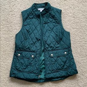 Hunter Green Croft & Barrow Vest Size Medium